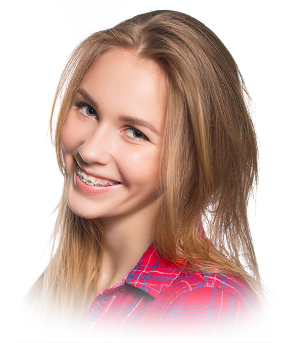 girl with braces - orthodontics parkland